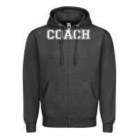 Charcoal Heather coach Zipper Hoodie - artisFamous