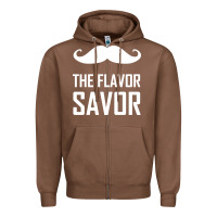 Chestnut mustache the flavor savor Zipper Hoodie - artisFamous