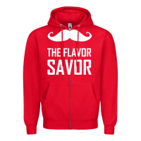 Red mustache the flavor savor Zipper Hoodie - artisFamous