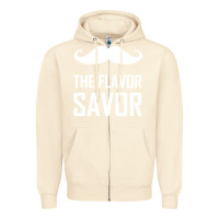 Sandshell mustache the flavor savor Zipper Hoodie - artisFamous