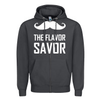 Smoke mustache the flavor savor Zipper Hoodie - artisFamous