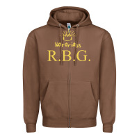 Chestnut rbg ruth bader ginsburg Zipper Hoodie - artisFamous