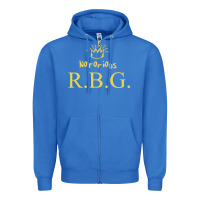 True Royal rbg ruth bader ginsburg Zipper Hoodie - artisFamous
