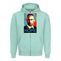 Seafoam putin hope style Zipper Hoodie - artisFamous