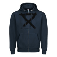 Navy CIRCA SURVIVE Zipper Hoodie - artisFamous