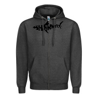 Charcoal Heather shark week Zipper Hoodie - artisFamous