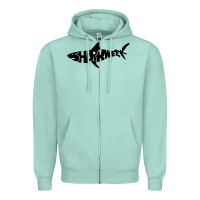 Seafoam shark week Zipper Hoodie - artisFamous