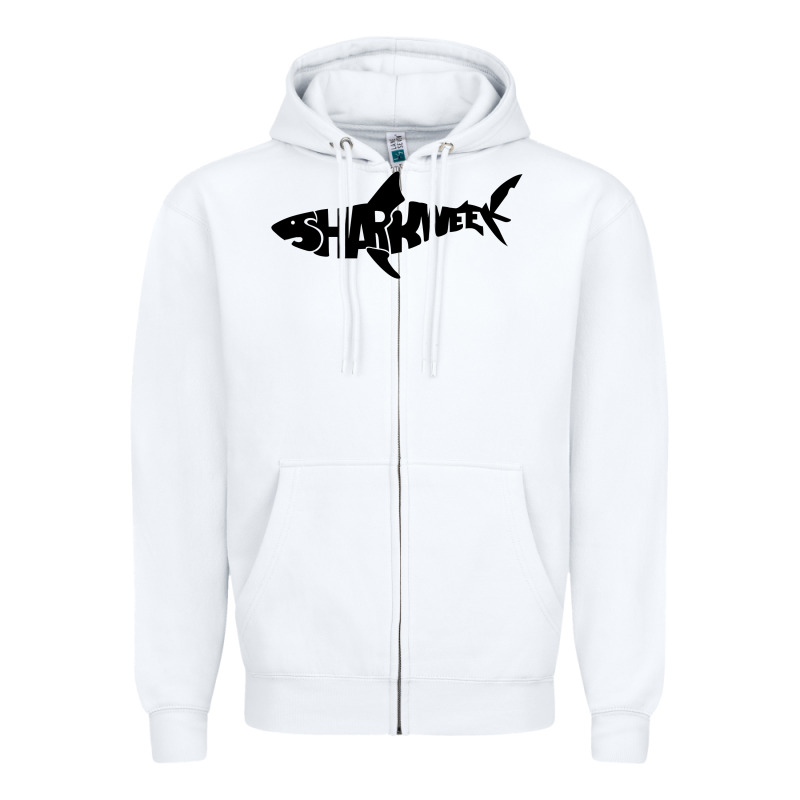Shark Week Zipper Hoodie by artisFamous | Teevron
