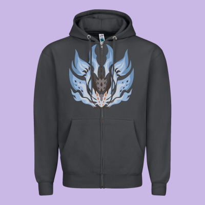 Chaotic Xeno'jiiva Zipper Hoodie Designed By Artisfamous