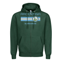 Sports Green soccer argentina jersey argentinian football la albiceleste Zipper Hoodie - artisFamous