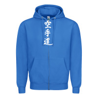 True Royal kanji karate Zipper Hoodie - artisFamous