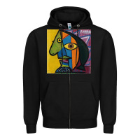 Black picasso original Zipper Hoodie - artisFamous