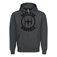 Smoke save the manuals (black) Zipper Hoodie - artisFamous