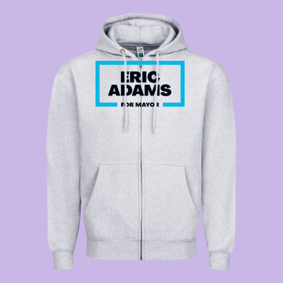 Eric Adams For Mayor Zipper Hoodie Designed By Artisfamous