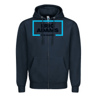 Navy Eric Adams for mayor Zipper Hoodie - artisFamous