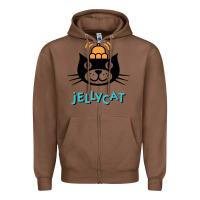 Chestnut jelly cat Zipper Hoodie - artisFamous