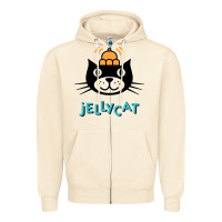 Sandshell jelly cat Zipper Hoodie - artisFamous