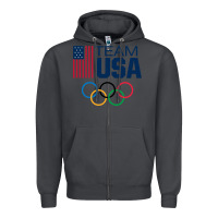 Smoke usa team Zipper Hoodie - artisFamous