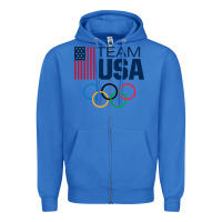 True Royal usa team Zipper Hoodie - artisFamous