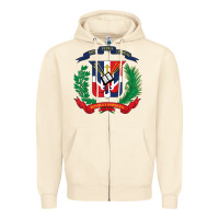 Sandshell dominican republic flag national emblem republica dominicana t shirt Zipper Hoodie - artisFamous