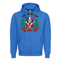 True Royal dominican republic flag national emblem republica dominicana t shirt Zipper Hoodie - artisFamous