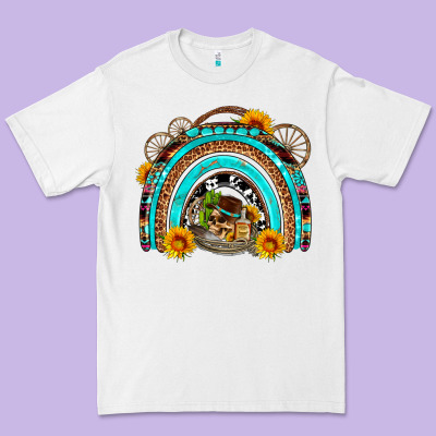 Easter Rainbow Olivia Premium Tee Designed By Oliviacreatesart