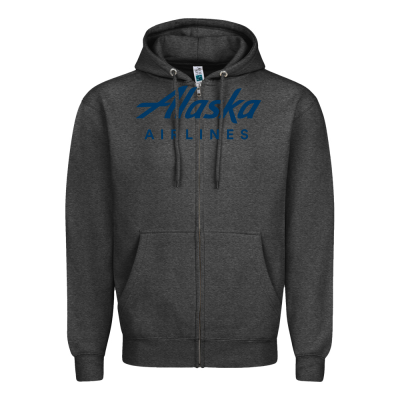 Alaska Airlines Zipper Hoodie by artisFamous | Teevron