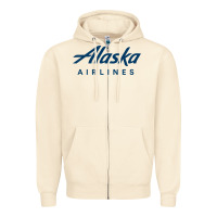 Sandshell Alaska Airlines Zipper Hoodie - artisFamous