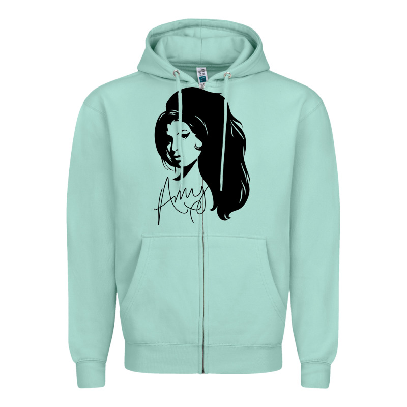 Amy Winehouse Zipper Hoodie by artisFamous | Teevron