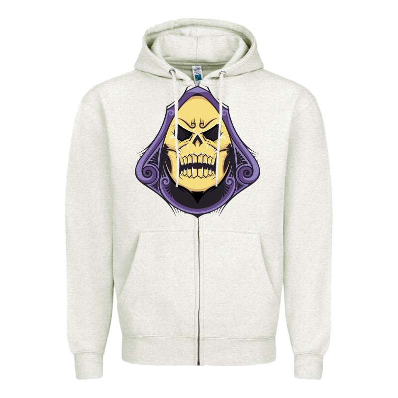 Vintage Skeletor Zipper Hoodie by artisFamous | Teevron