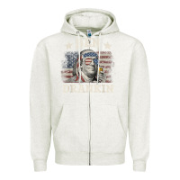 Oatmeal Heather Ben Drankin 4th of July Patriotic Funny T-Shirt Zipper Hoodie - artisFamous