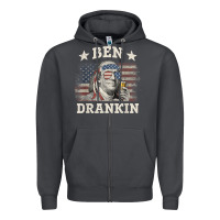 Smoke Ben Drankin 4th of July Patriotic Funny T-Shirt Zipper Hoodie - artisFamous