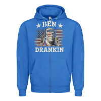 True Royal Ben Drankin 4th of July Patriotic Funny T-Shirt Zipper Hoodie - artisFamous