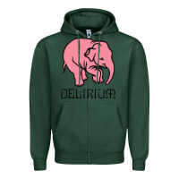 Sports Green delirium tremens Zipper Hoodie - artisFamous