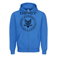 True Royal dipset diplomats Zipper Hoodie - artisFamous