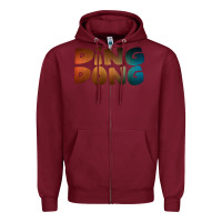 Burgundy ding dong new Zipper Hoodie - artisFamous