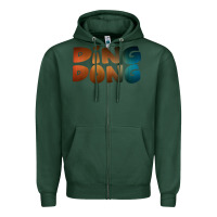 Sports Green ding dong new Zipper Hoodie - artisFamous