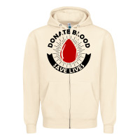 Sandshell donate blood save lives blood donor Zipper Hoodie - artisFamous