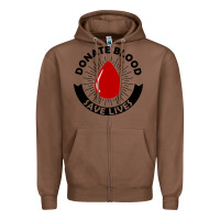Chestnut donate blood save lives blood donor Zipper Hoodie - artisFamous