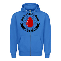 True Royal donate blood save lives blood donor Zipper Hoodie - artisFamous