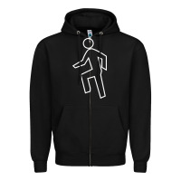 Black everyday im shufflin Zipper Hoodie - artisFamous