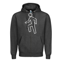 Charcoal Heather everyday im shufflin Zipper Hoodie - artisFamous