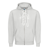 Dove Grey everyday im shufflin Zipper Hoodie - artisFamous