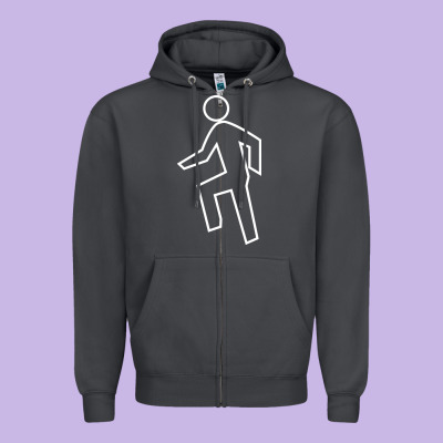 Everyday Im Shufflin Zipper Hoodie Designed By Artisfamous