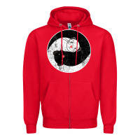 Red ferret harmony Zipper Hoodie - artisFamous