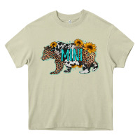 Mossy baby bear mini sunflowers leopard cowhide mother's day Heavy Core Tee - Jasminsmagicworld