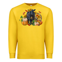 Lemon Fall black angus Premium Sweatshirt - RanaPortraitStore