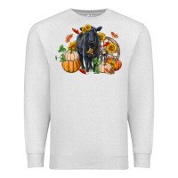 Oatmeal Heather Fall black angus Premium Sweatshirt - RanaPortraitStore