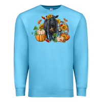 Ocean Blue Fall black angus Premium Sweatshirt - RanaPortraitStore