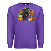 Purple Fall black angus Premium Sweatshirt - RanaPortraitStore